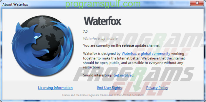 متصفح واتر فوكس waterfox browser 