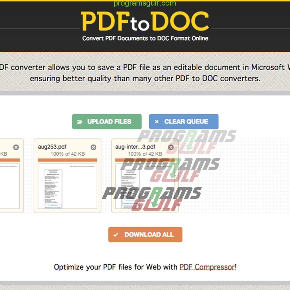 افضل برنامج لتحويل ملف PDF إلى مستند Word